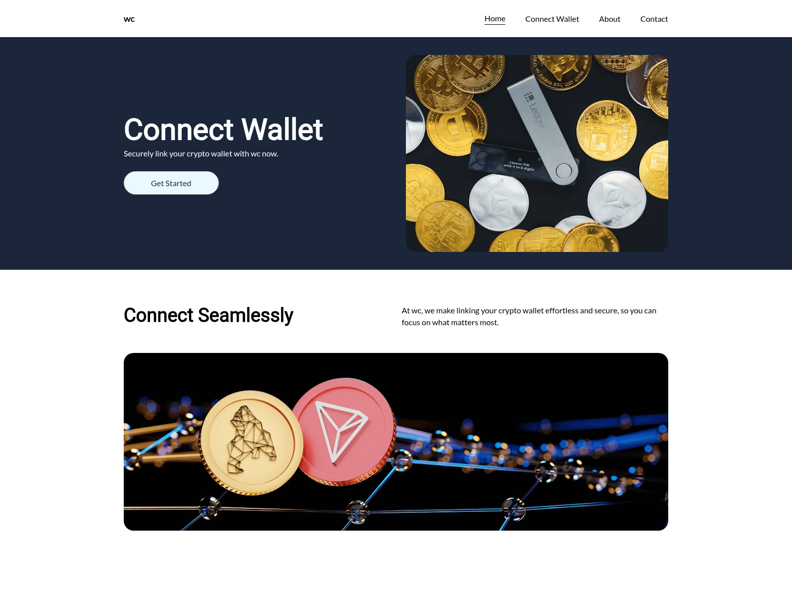 Screenshot of walletconnect-web.app