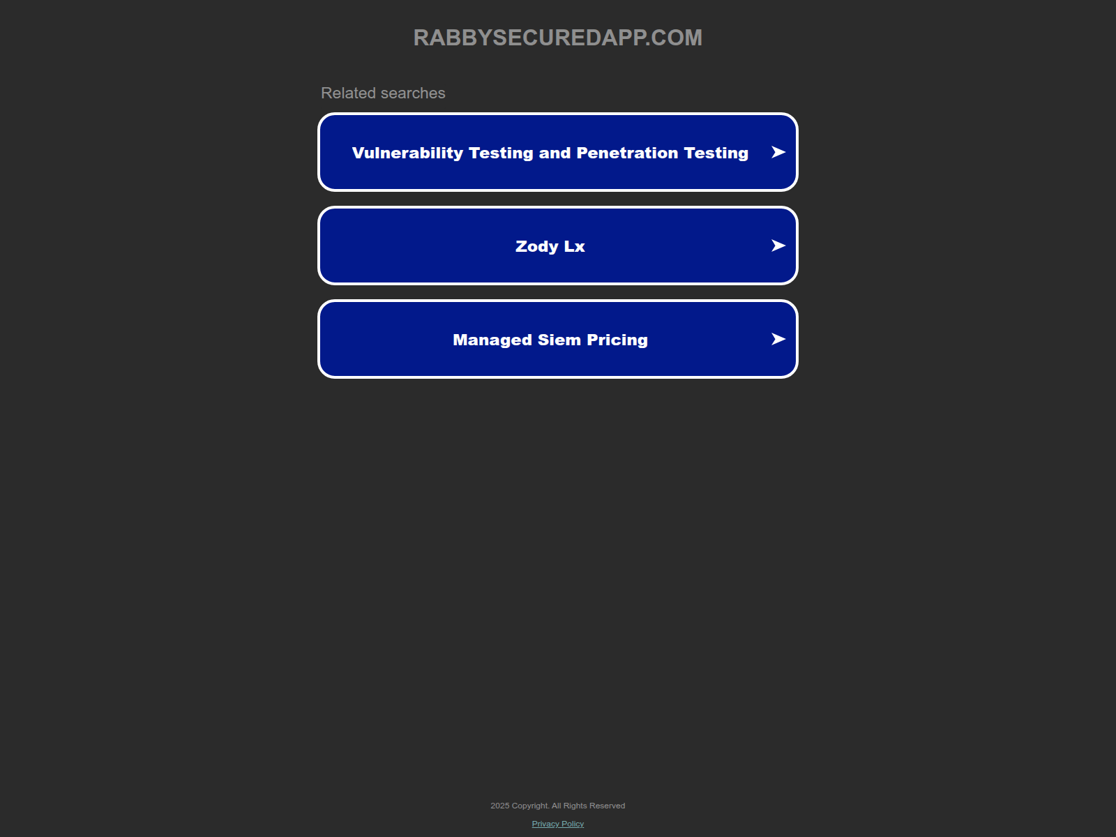 Screenshot of rabbysecuredapp.com