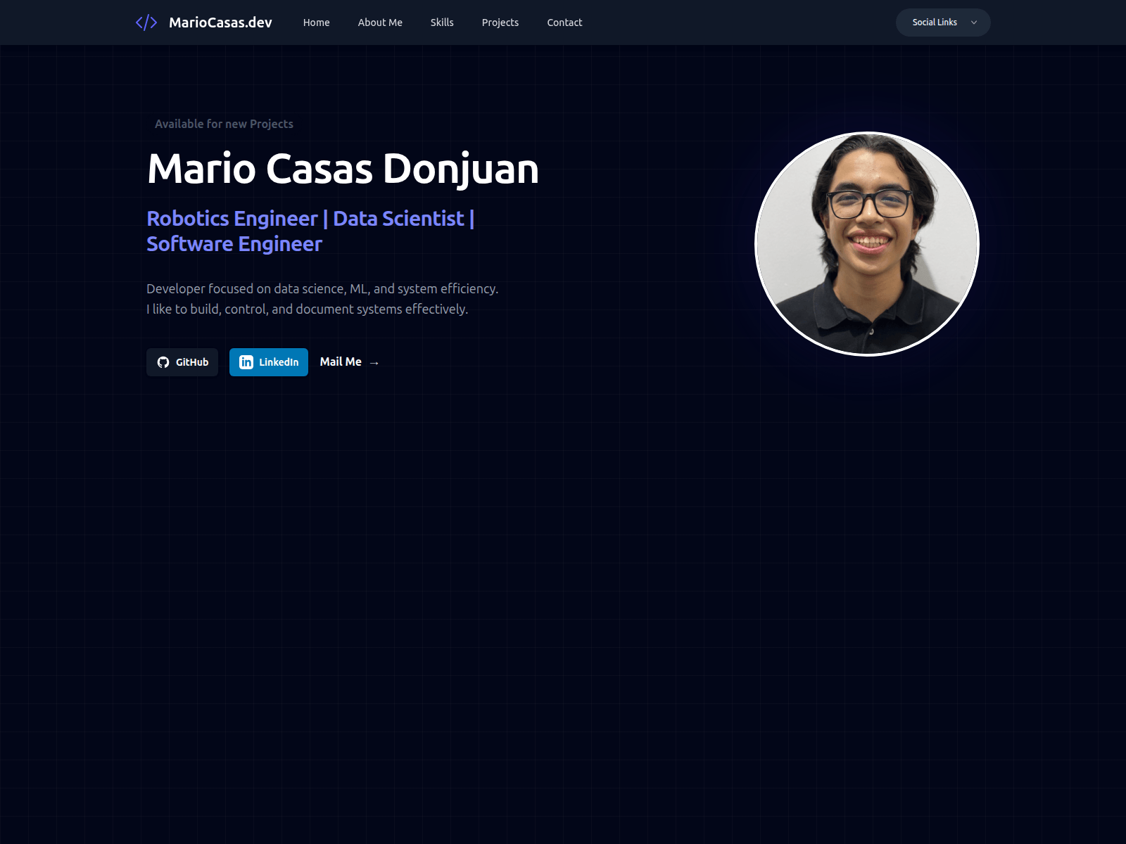 Screenshot of mariocasas.dev