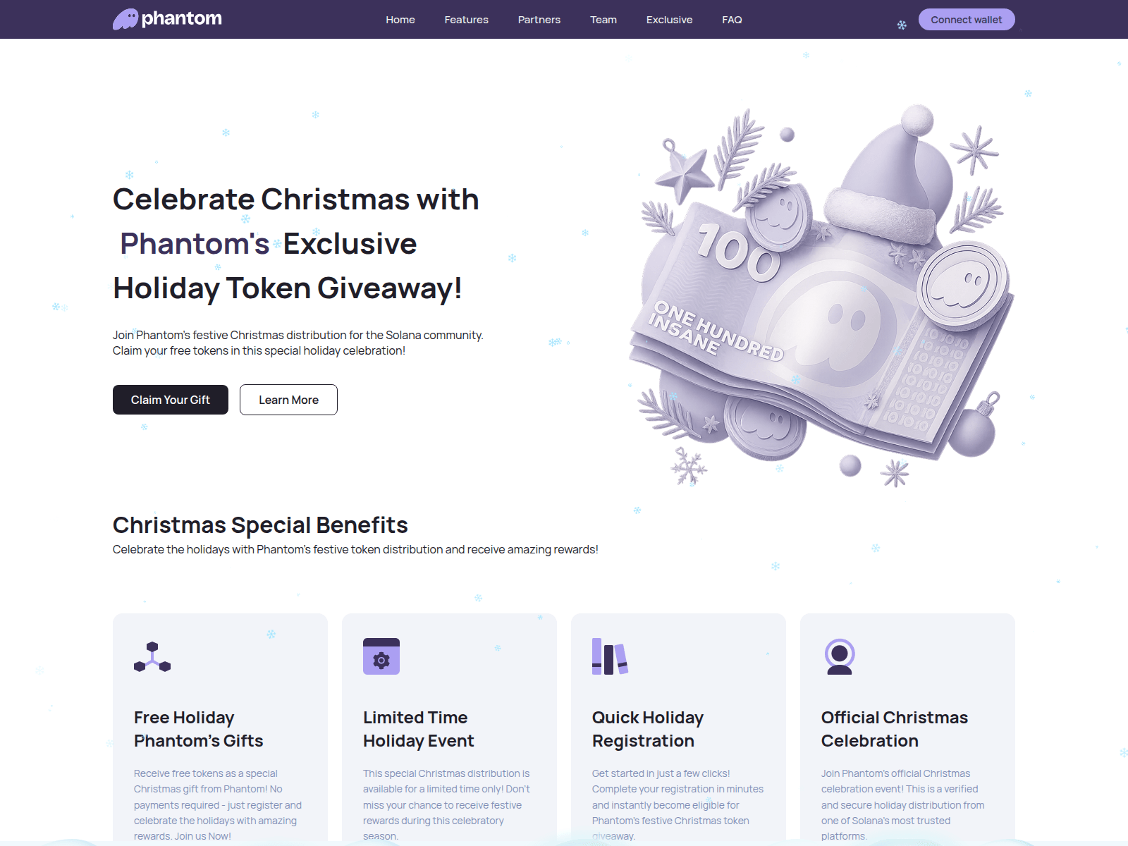 Screenshot of phantom-rewards.xyz