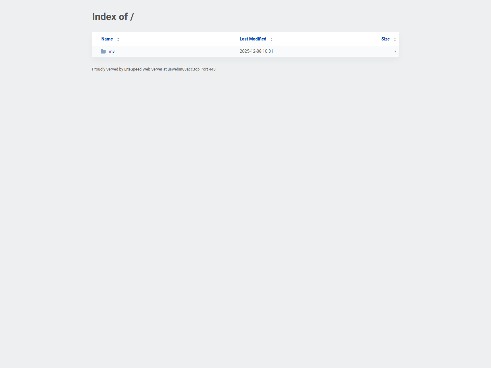 Screenshot of uswebin03acc.top