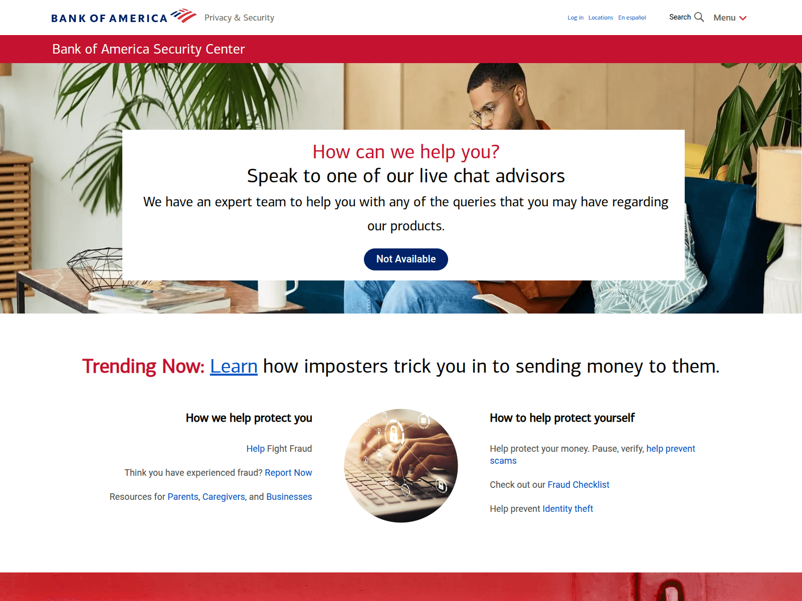 Screenshot of bofa-livechat.com