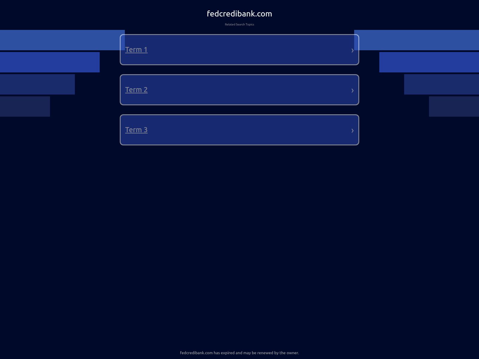 Forensic screenshot of fedcredibank.com