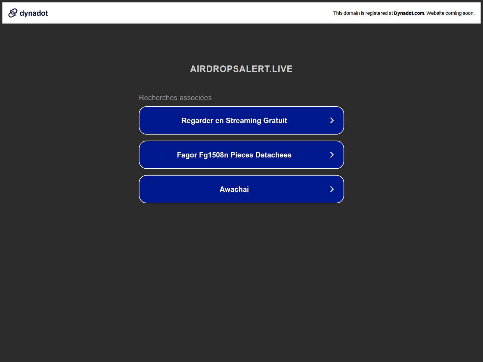 Screenshot of coinlist.airdropsalert.live