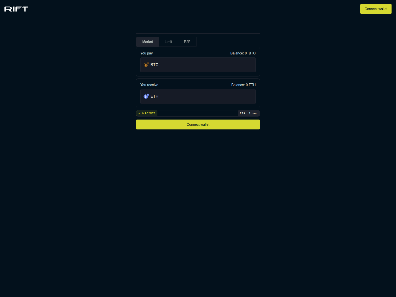 Screenshot of app.riftswaps.com