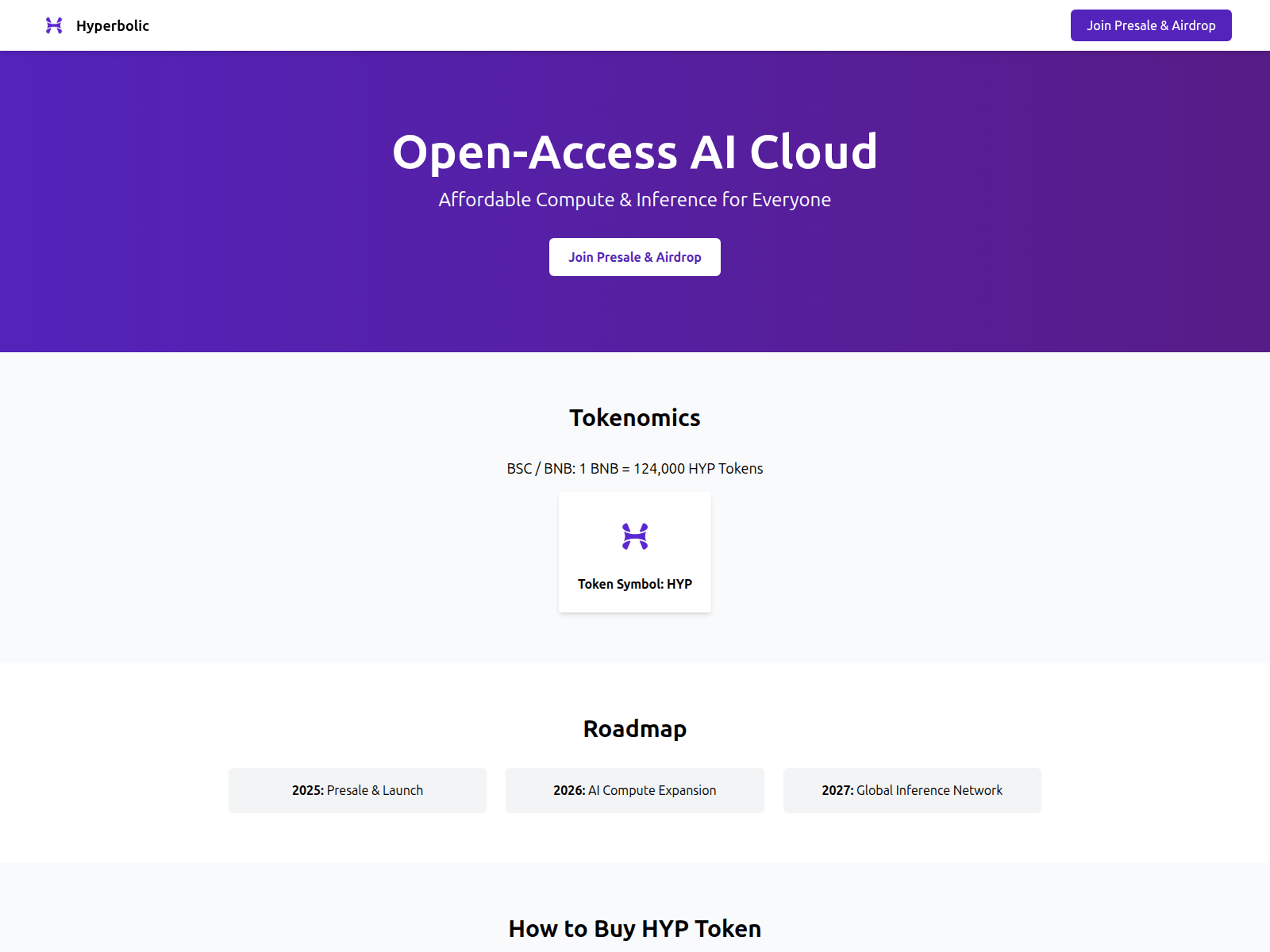 Screenshot of hyperbolictoken.xyz