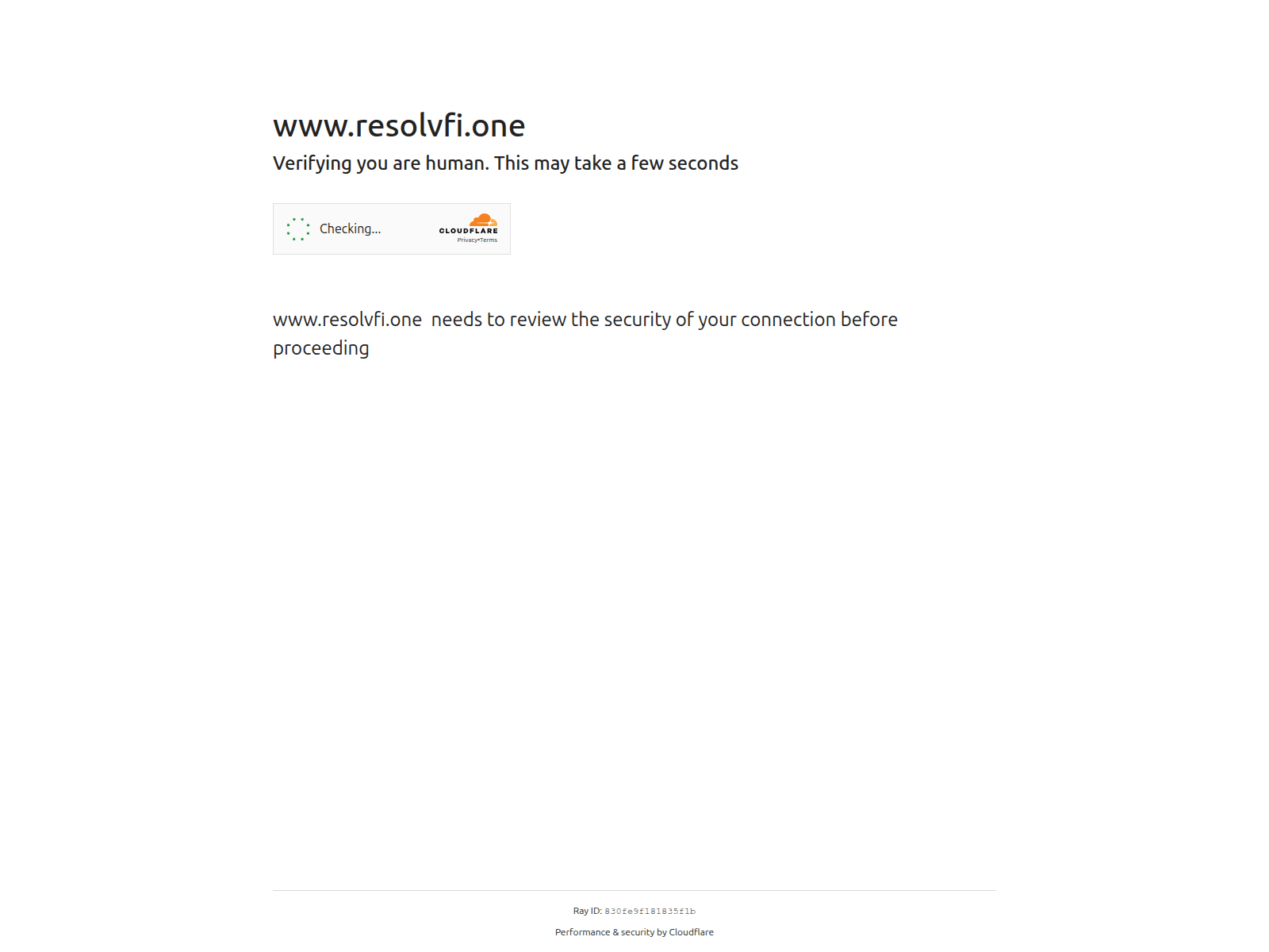 Screenshot of www.resolvfi.one