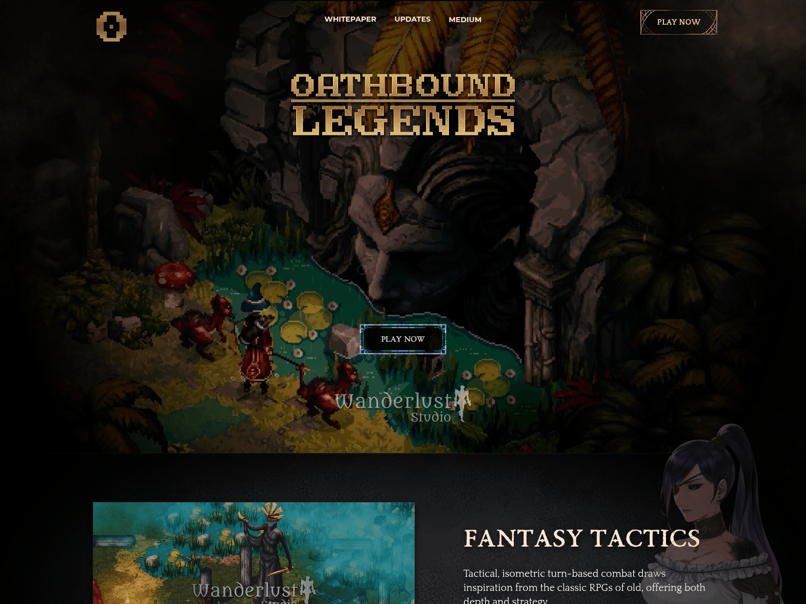 Screenshot of oathboundorigins.com