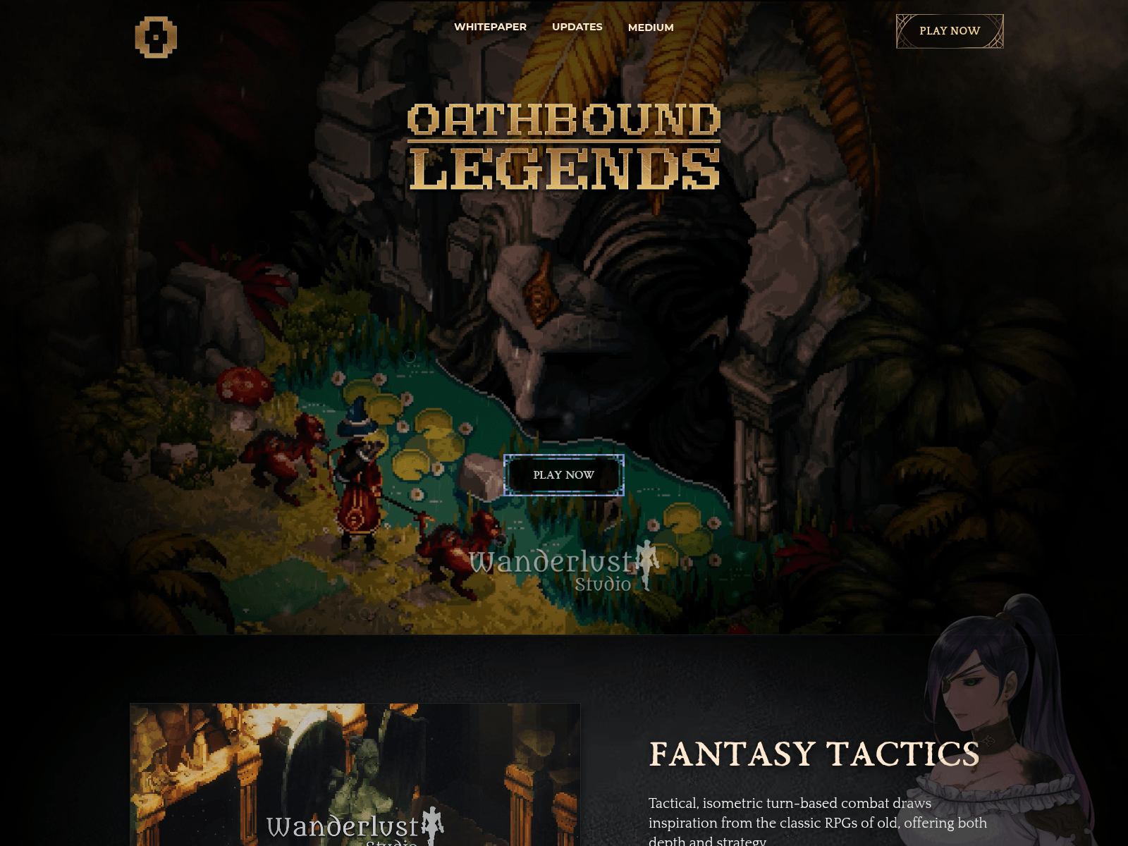 Screenshot of wanderlustrpg.com