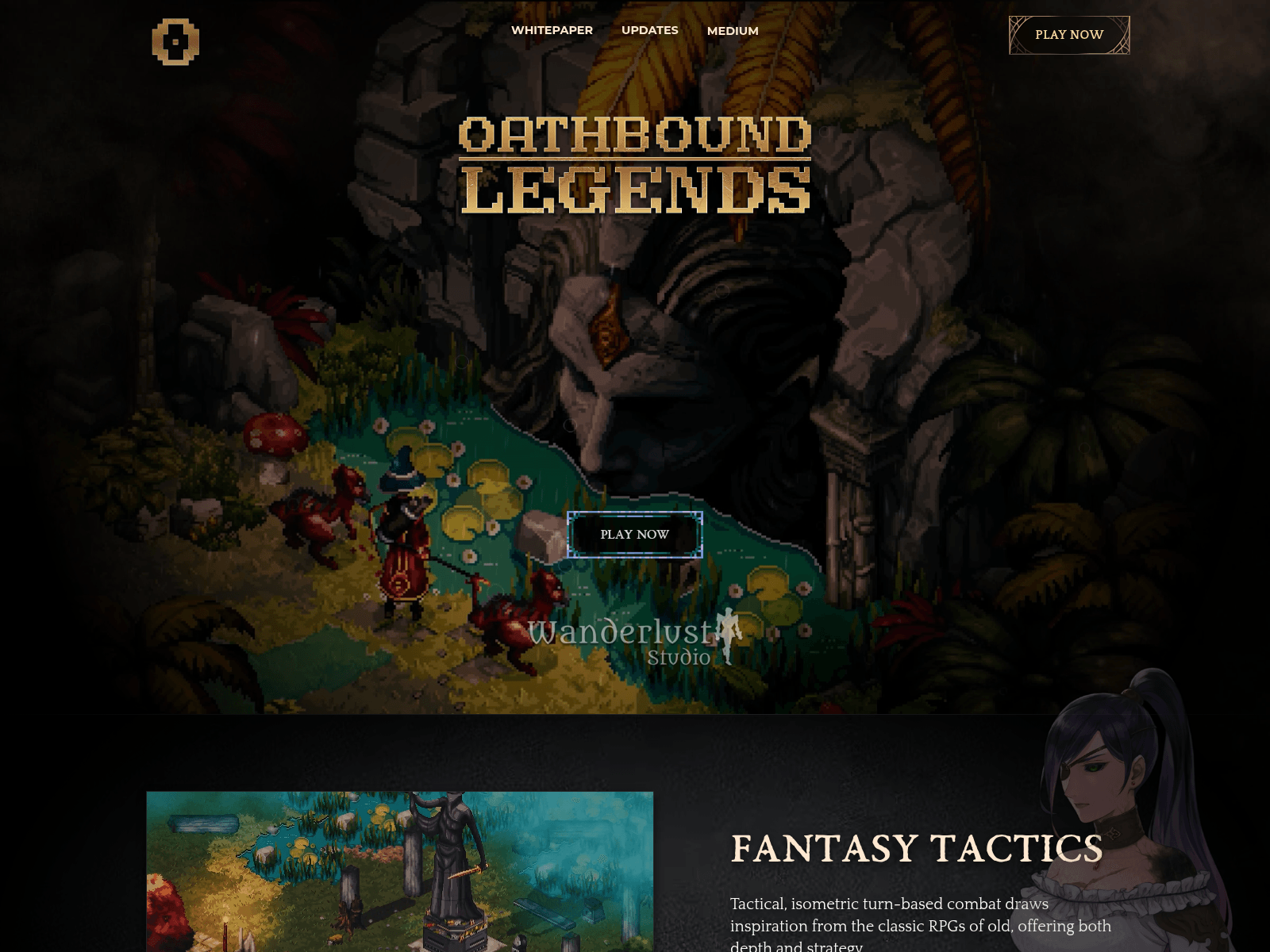 Screenshot of playoathboundlegends.com