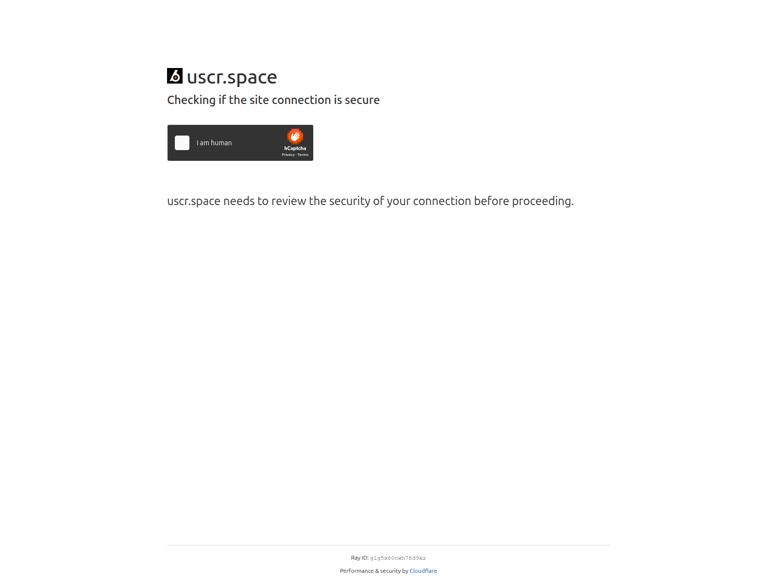 Screenshot of uscr.space