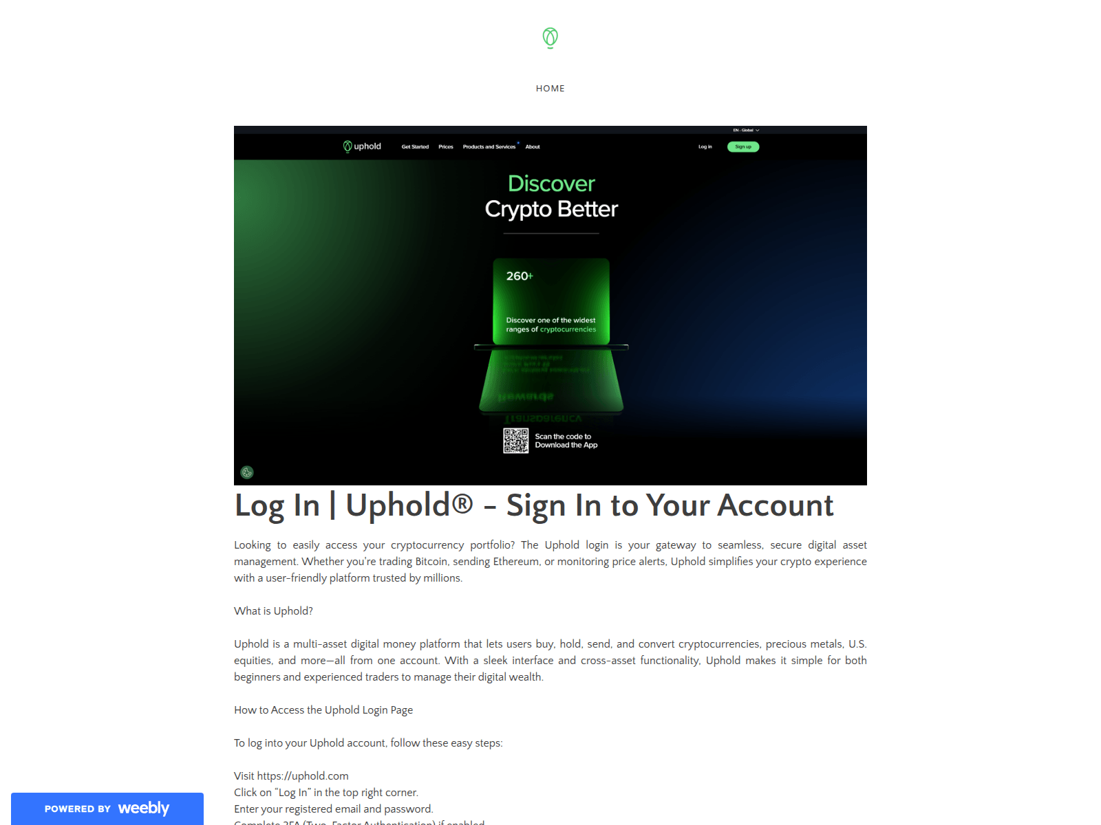 Screenshot of en-uphold-login-auth.weebly.com