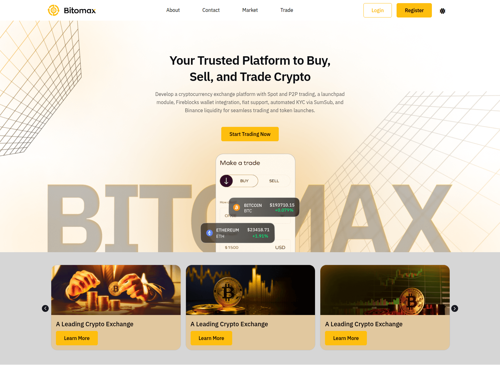 Forensic screenshot of bitomax.com