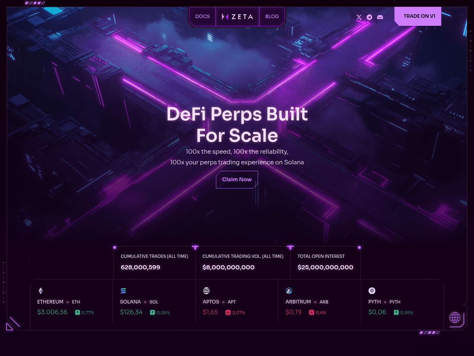Screenshot of zetamarket.pages.dev