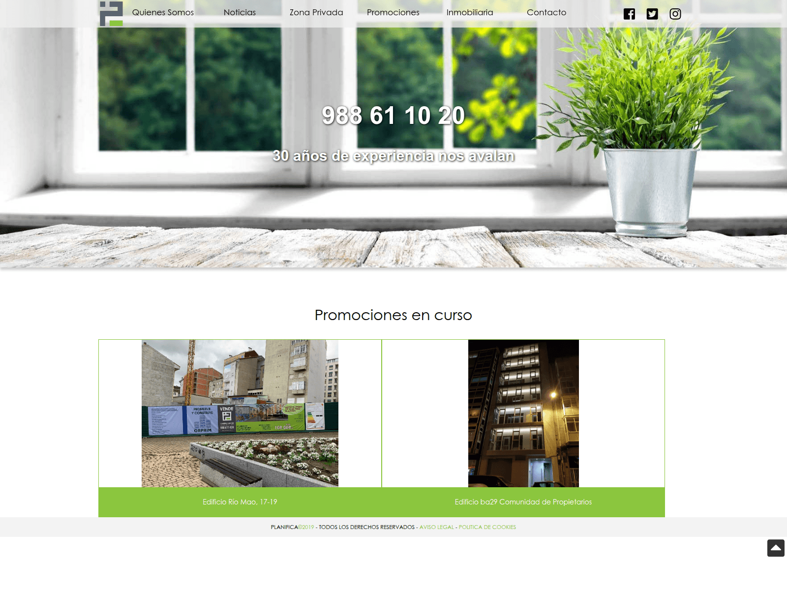 Screenshot of planificaourense.es