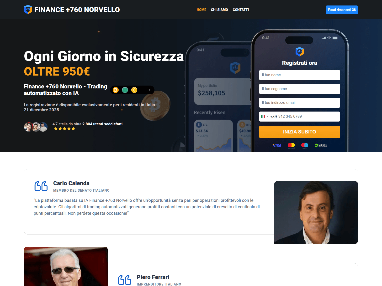 Screenshot of finance760norvello.com