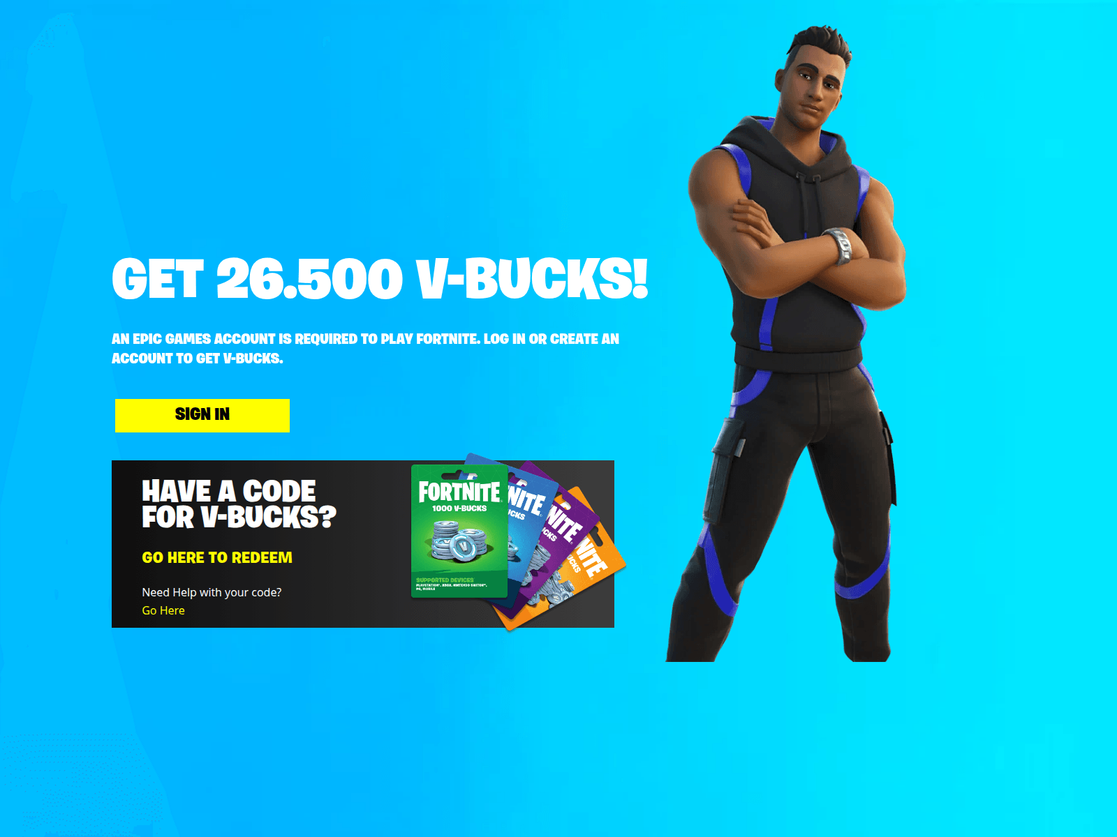Screenshot of fortnitewin.com
