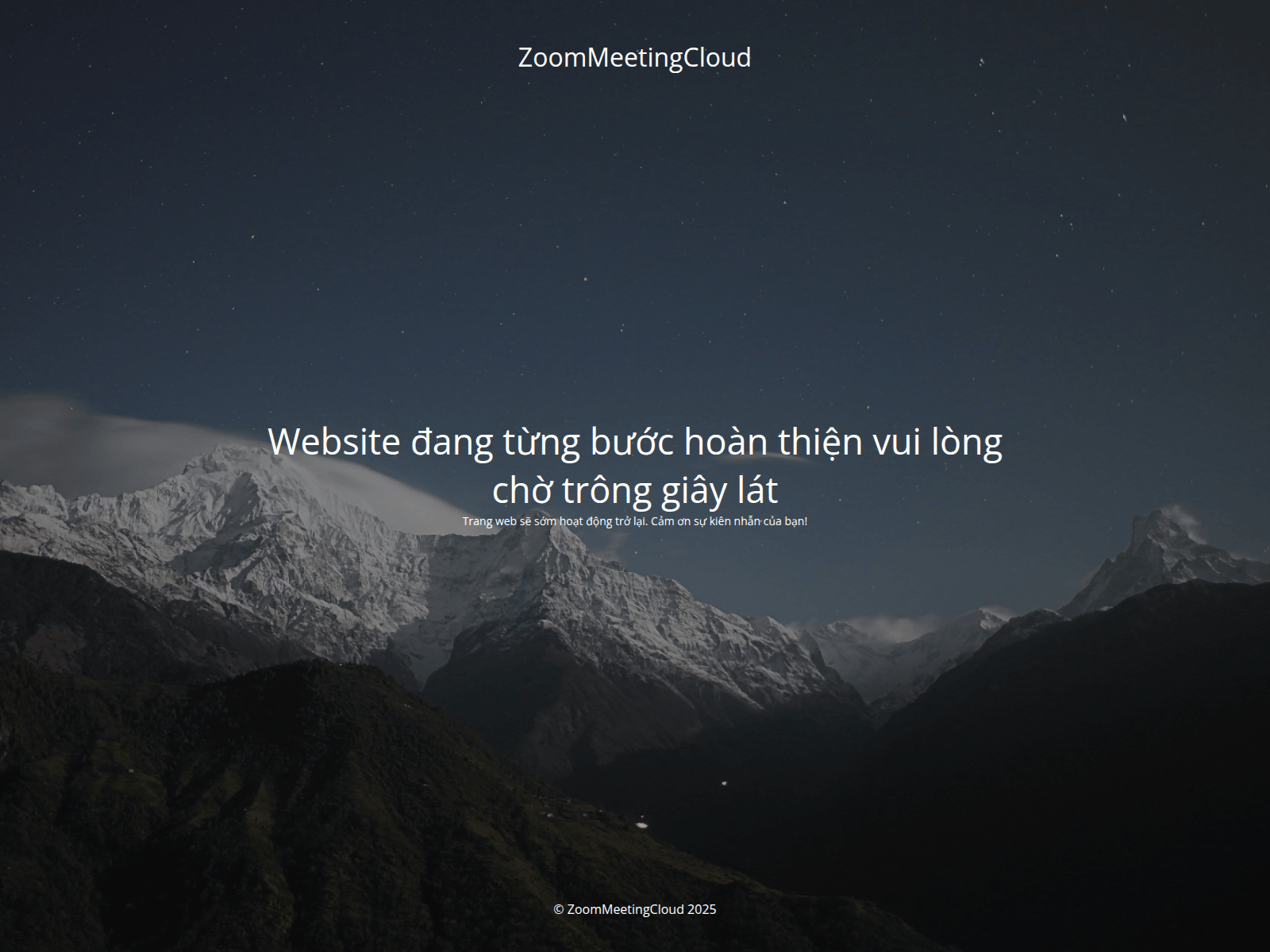 Screenshot of zoommeetingcloud.com