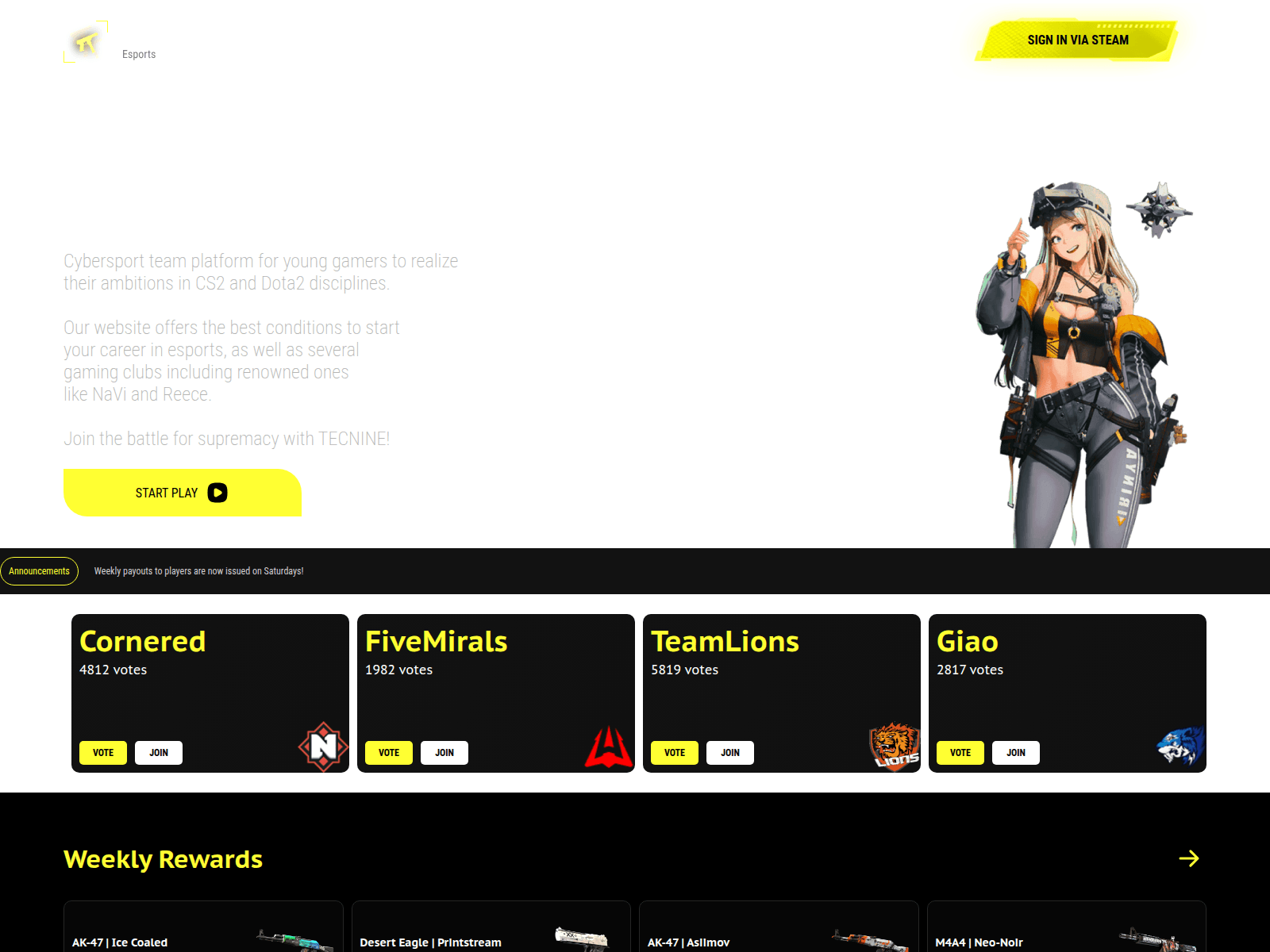 Screenshot of cs2challenge.com