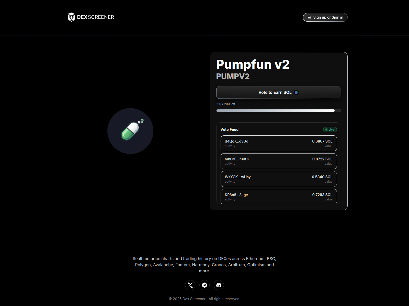 Screenshot of dexvote.sbs