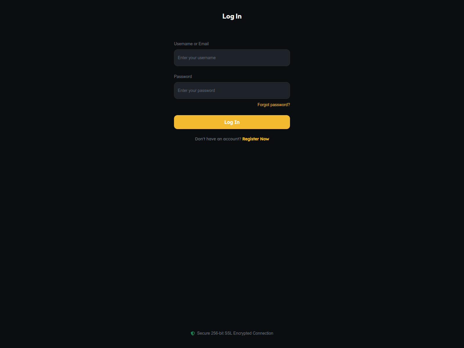 Screenshot of kraken.forex