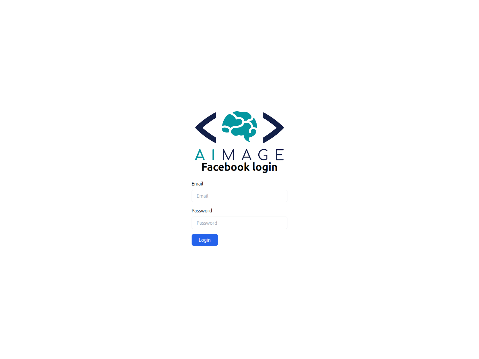 Screenshot of login.fb.aimage.it