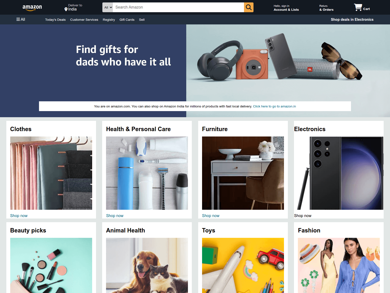 Screenshot of amazon-tau-blue.vercel.app