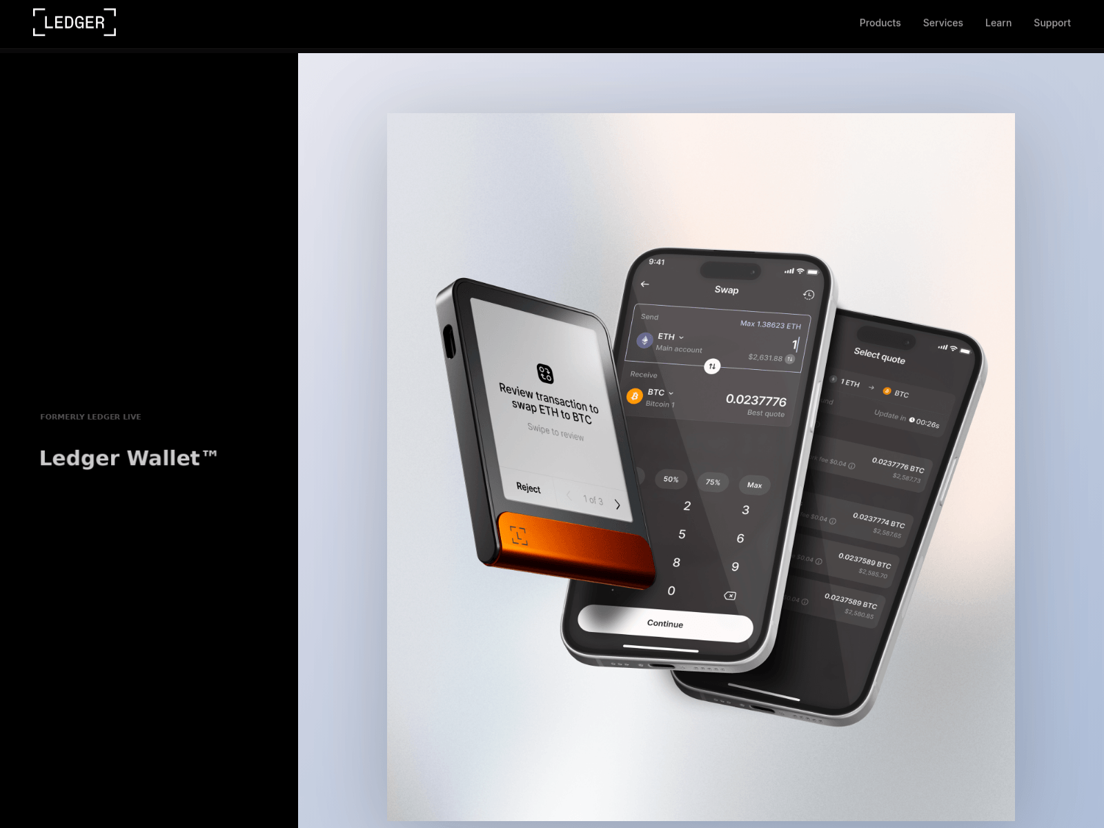 Screenshot of ledgdhfesecure.com
