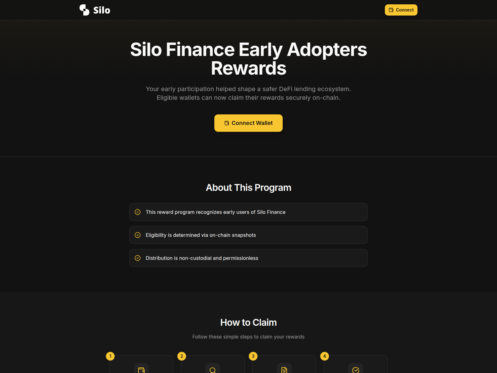 Forensic screenshot of silo-rewards.finance