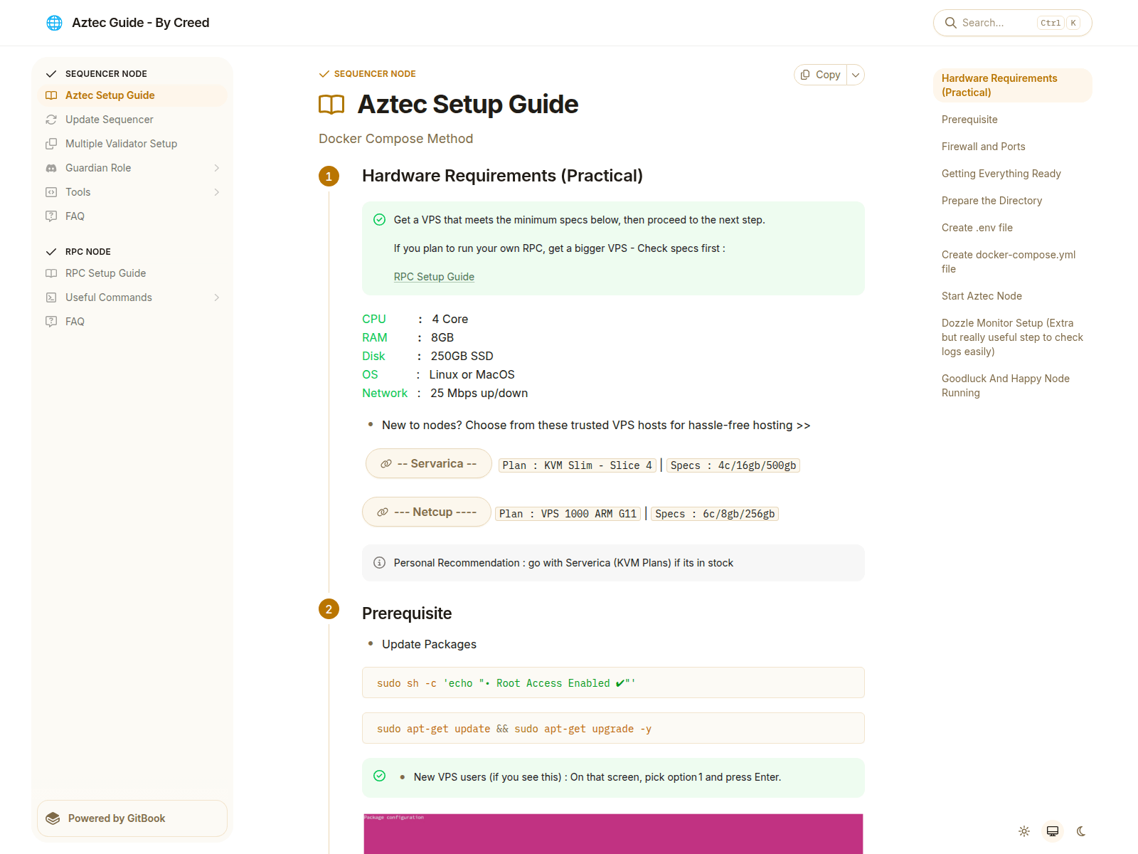 Screenshot of web3creed.gitbook.io