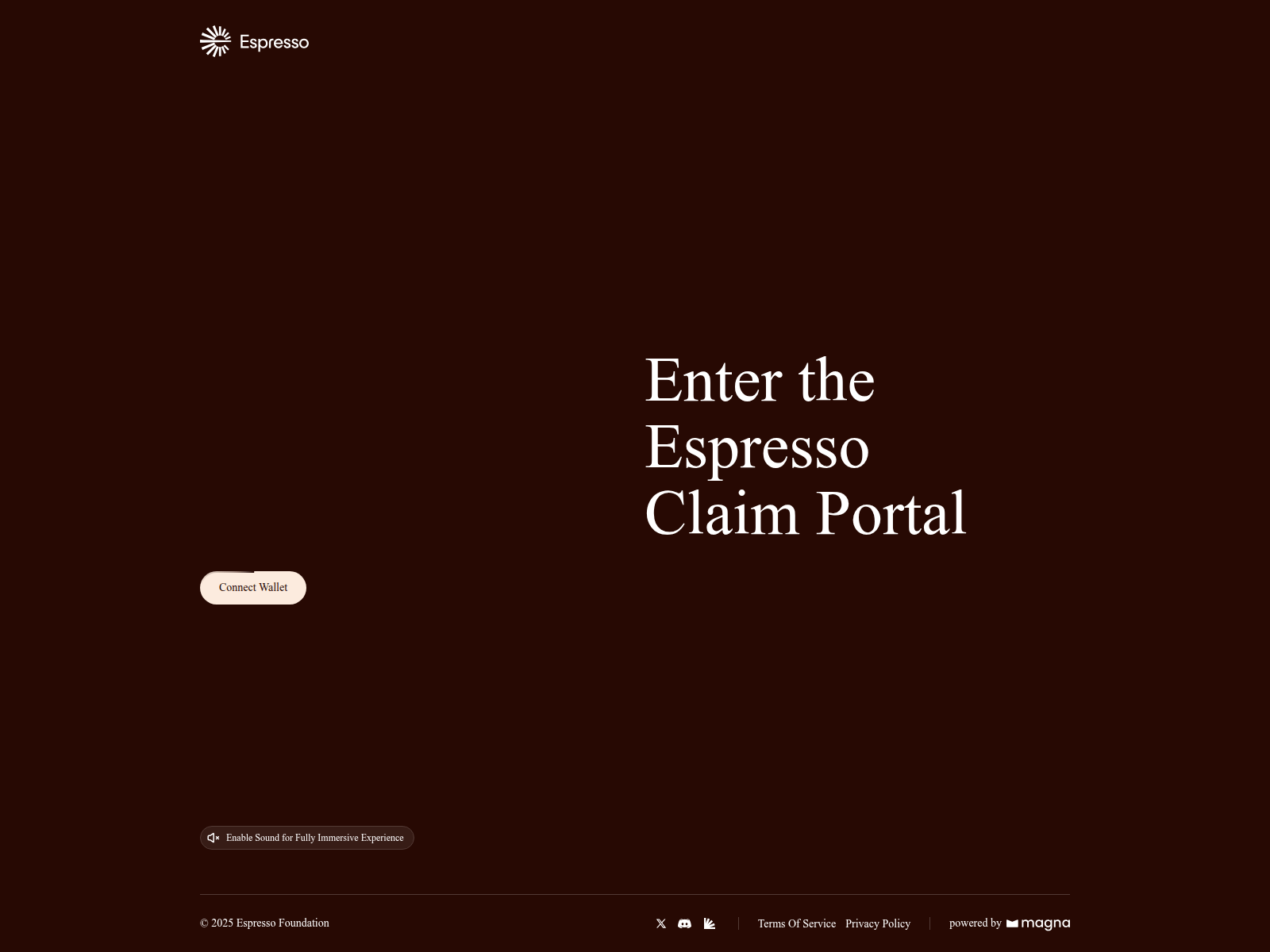 Screenshot of espresso.today