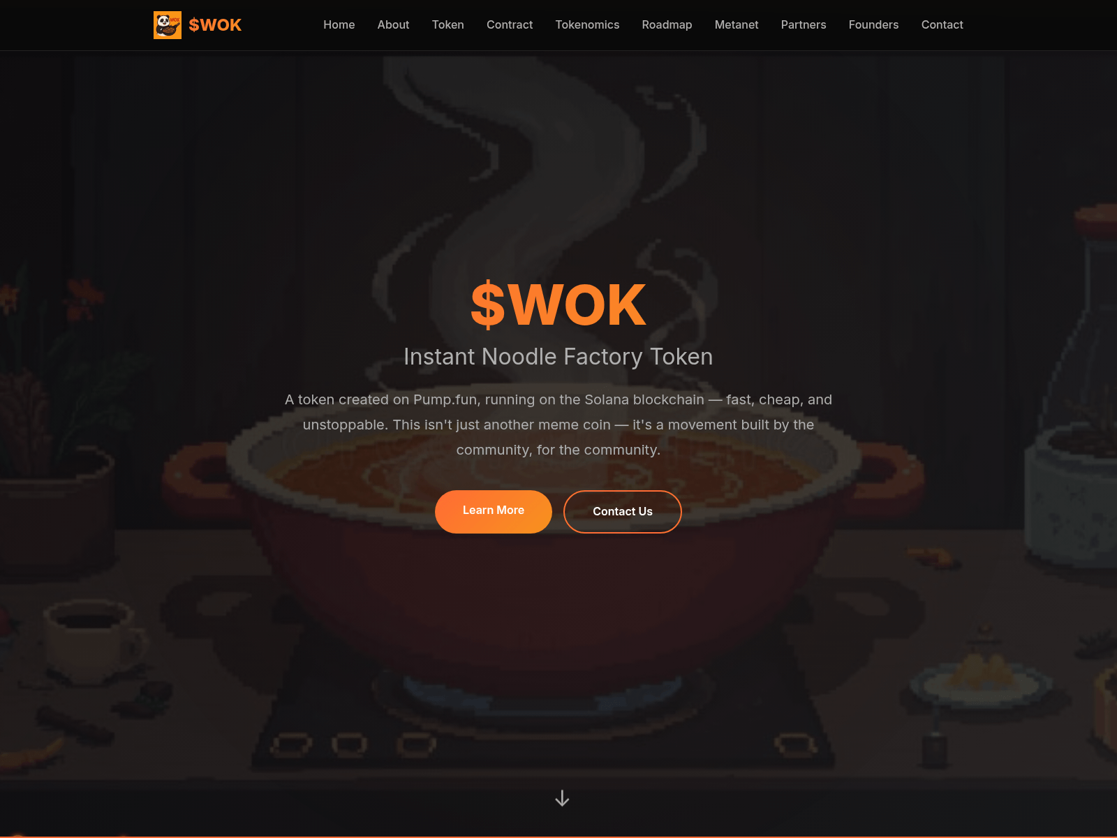 Screenshot of wokpump.xyz