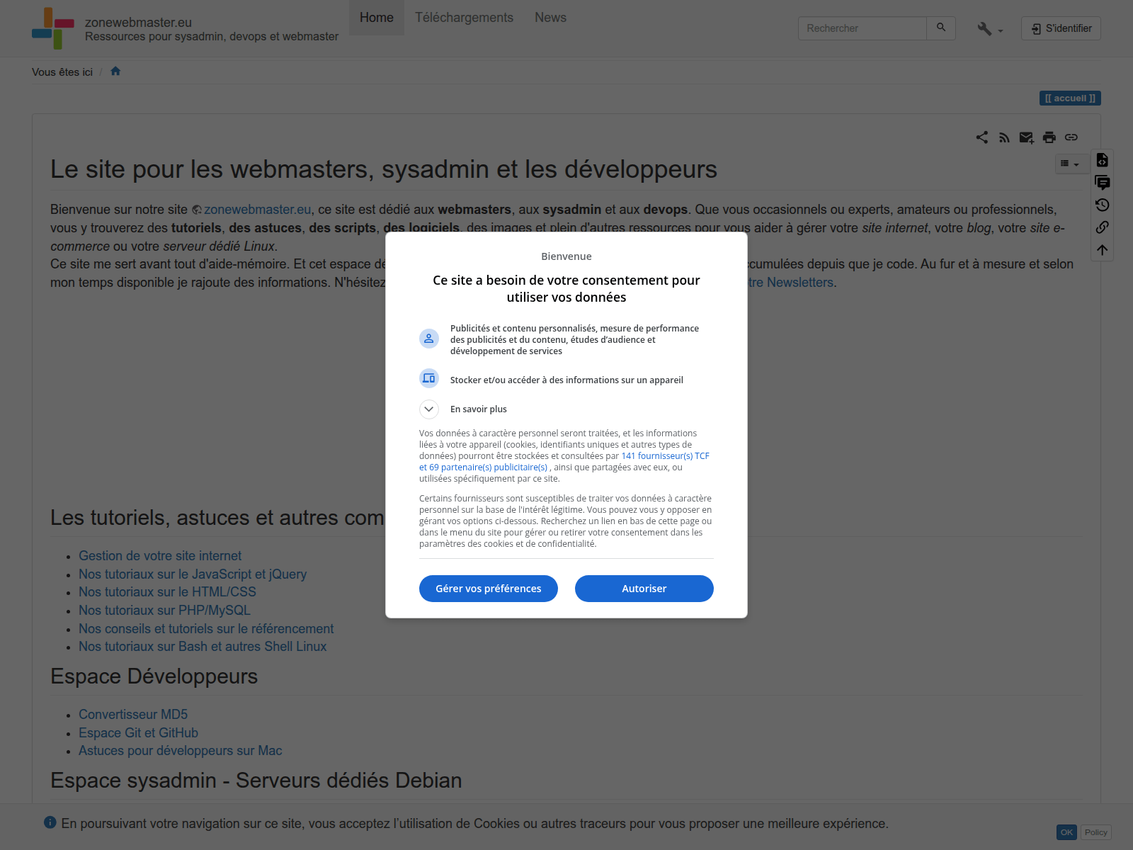 Screenshot of zonewebmaster.eu