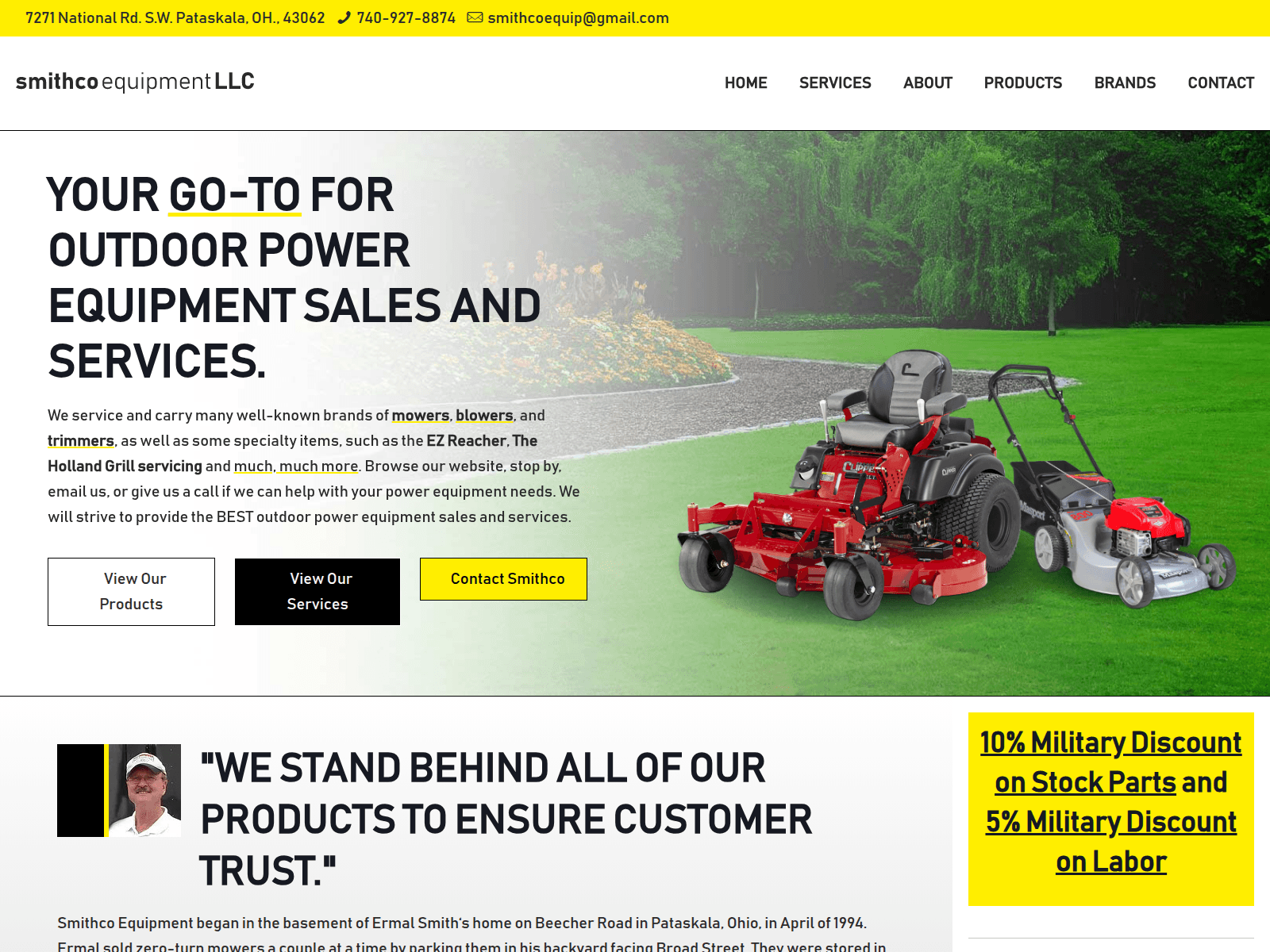 Screenshot of smithcoinc.biz