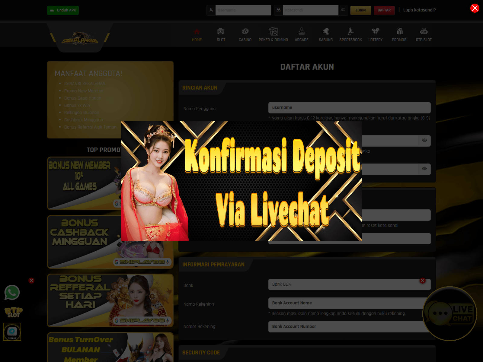 Screenshot of right.snitop.com
