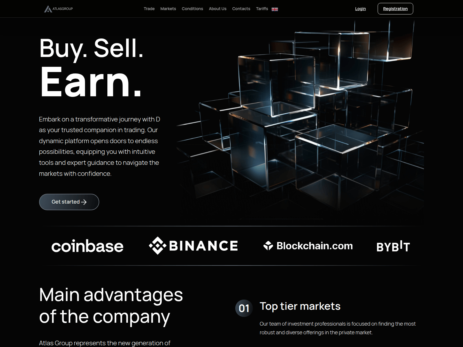 Screenshot of atlasgroup.international