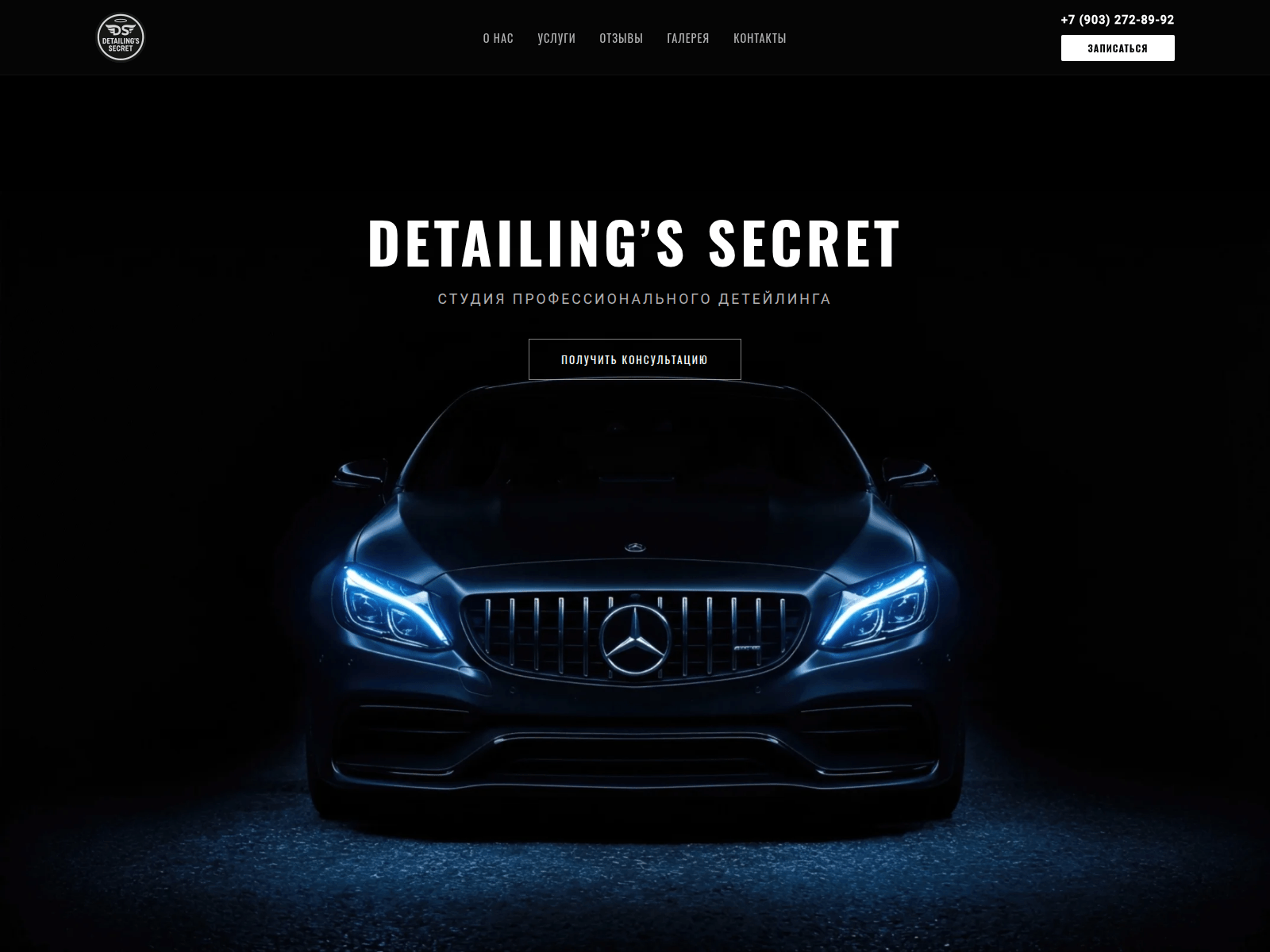 Screenshot of detailingsecret.ru