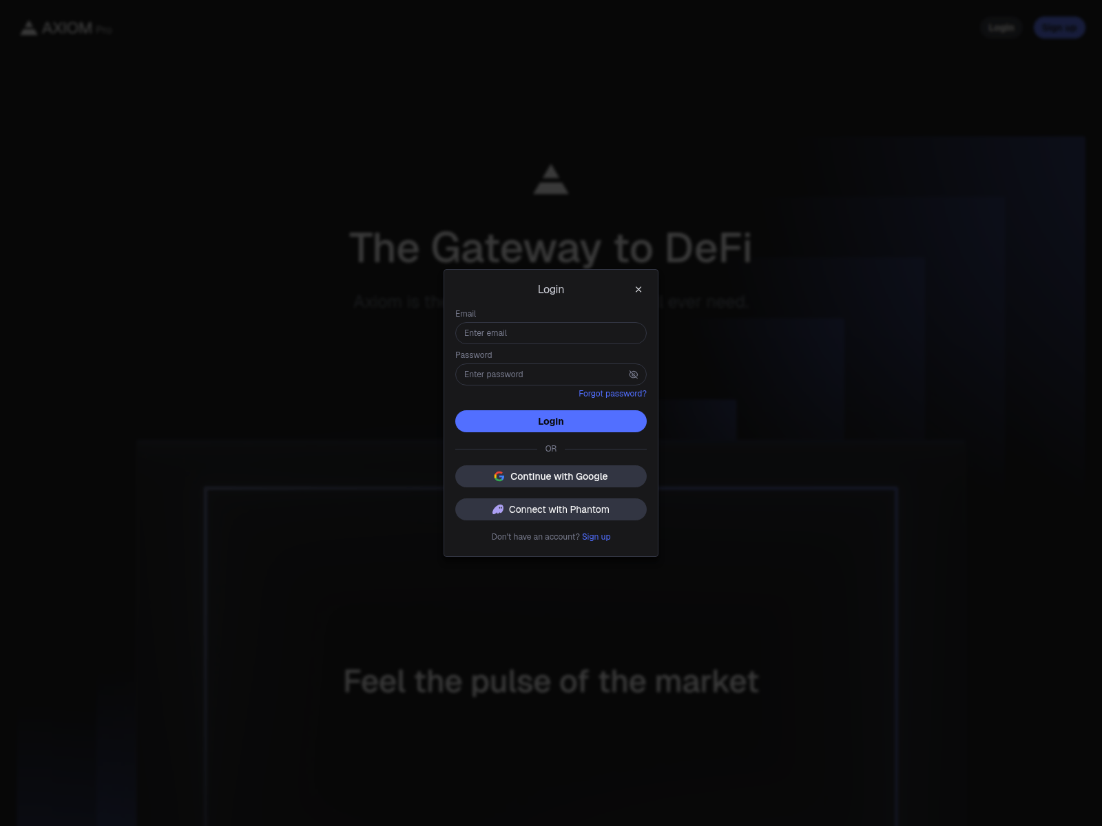 Screenshot of iaxiom.trade
