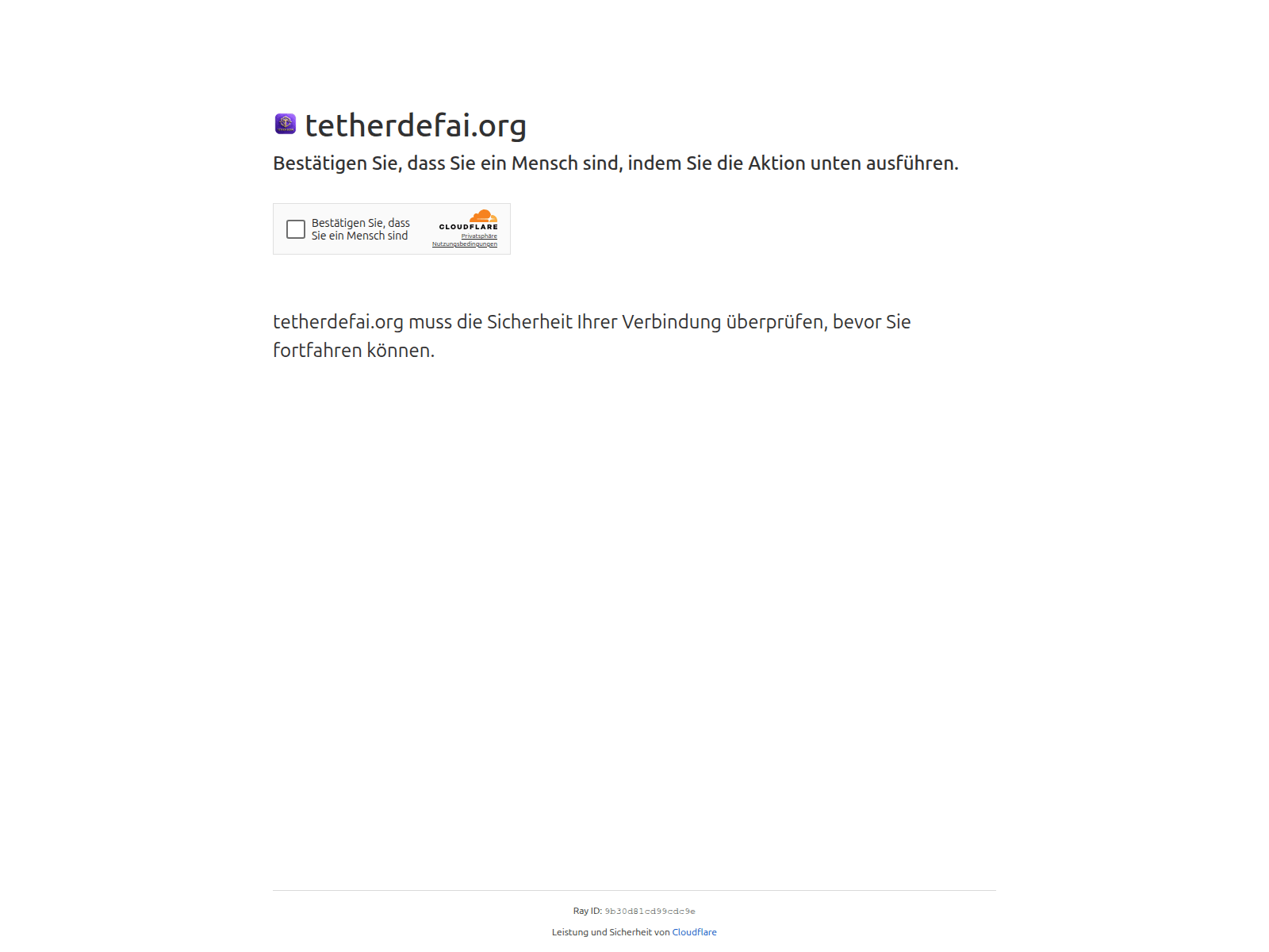 Screenshot of tetherdefai.org