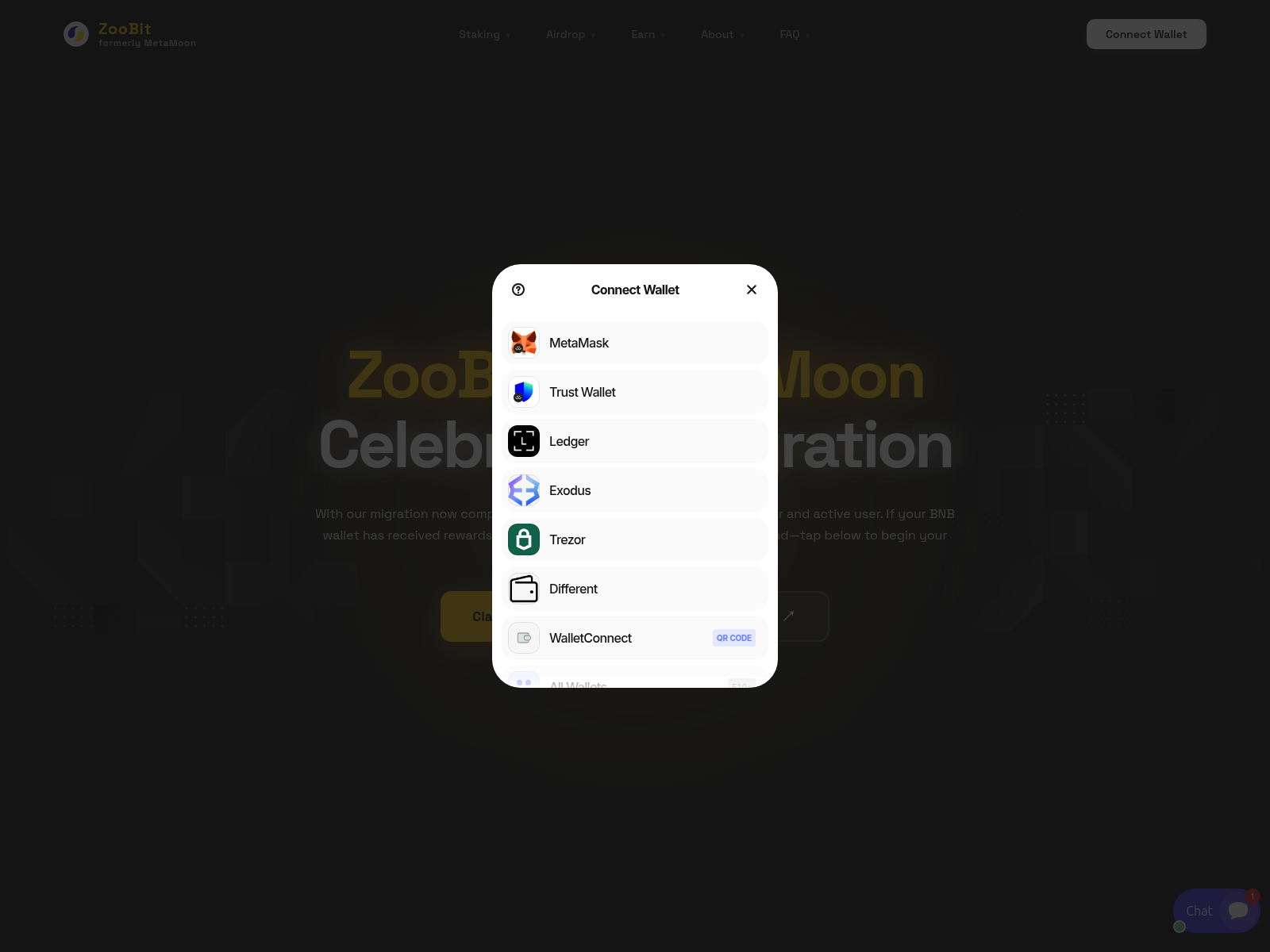 Screenshot of zoobit-bnb.org