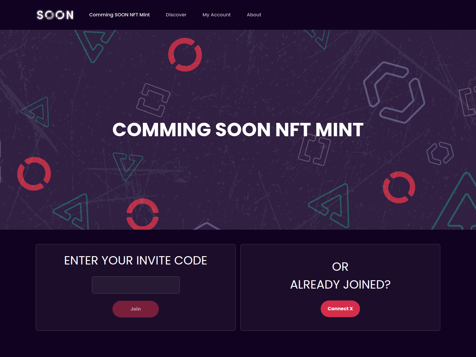 Forensic screenshot of comming.soo.network