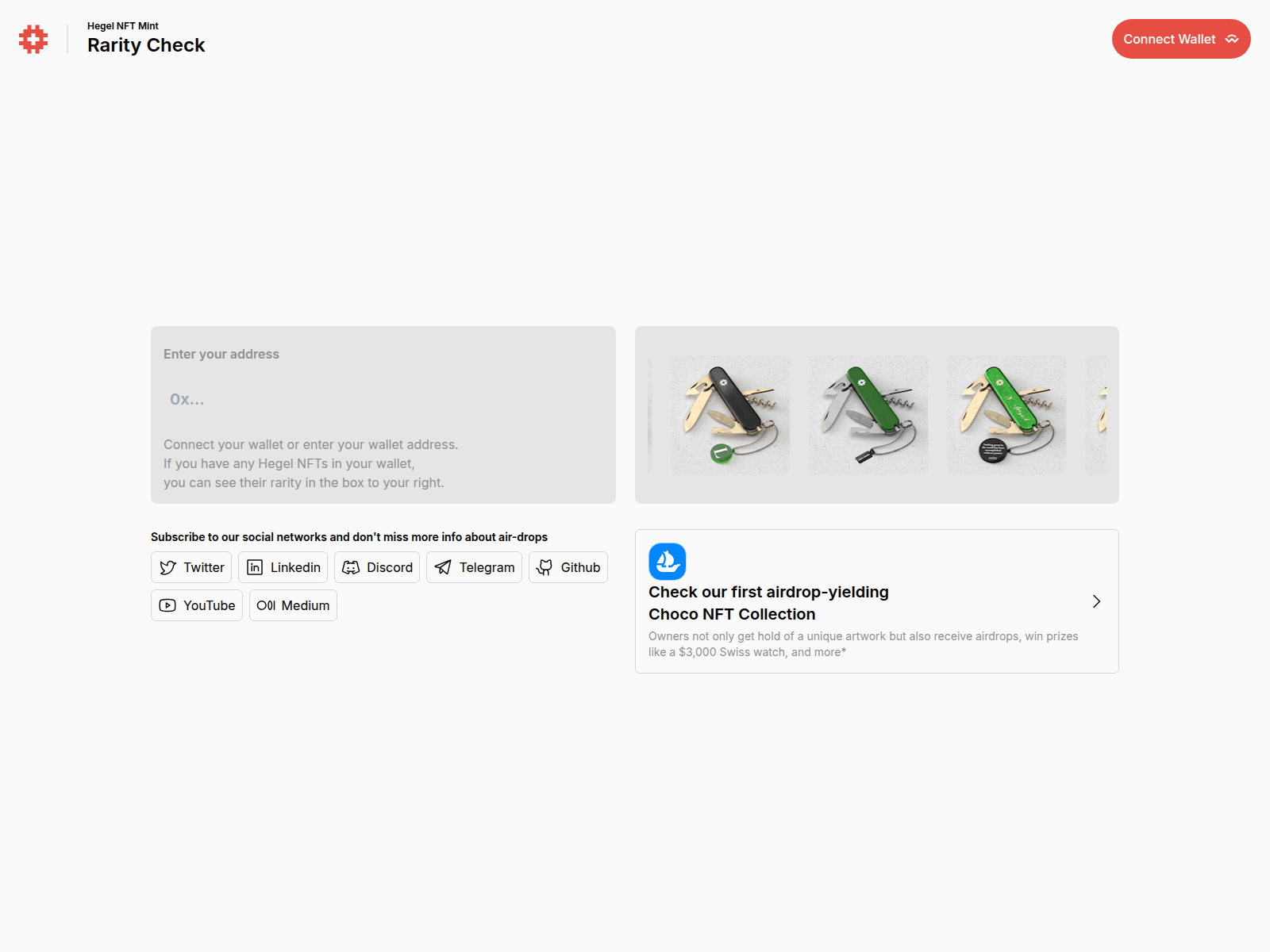 Screenshot of nft.swisstronik.com