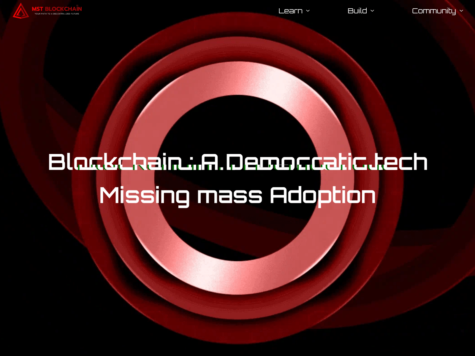 Screenshot of mstblockchain.com
