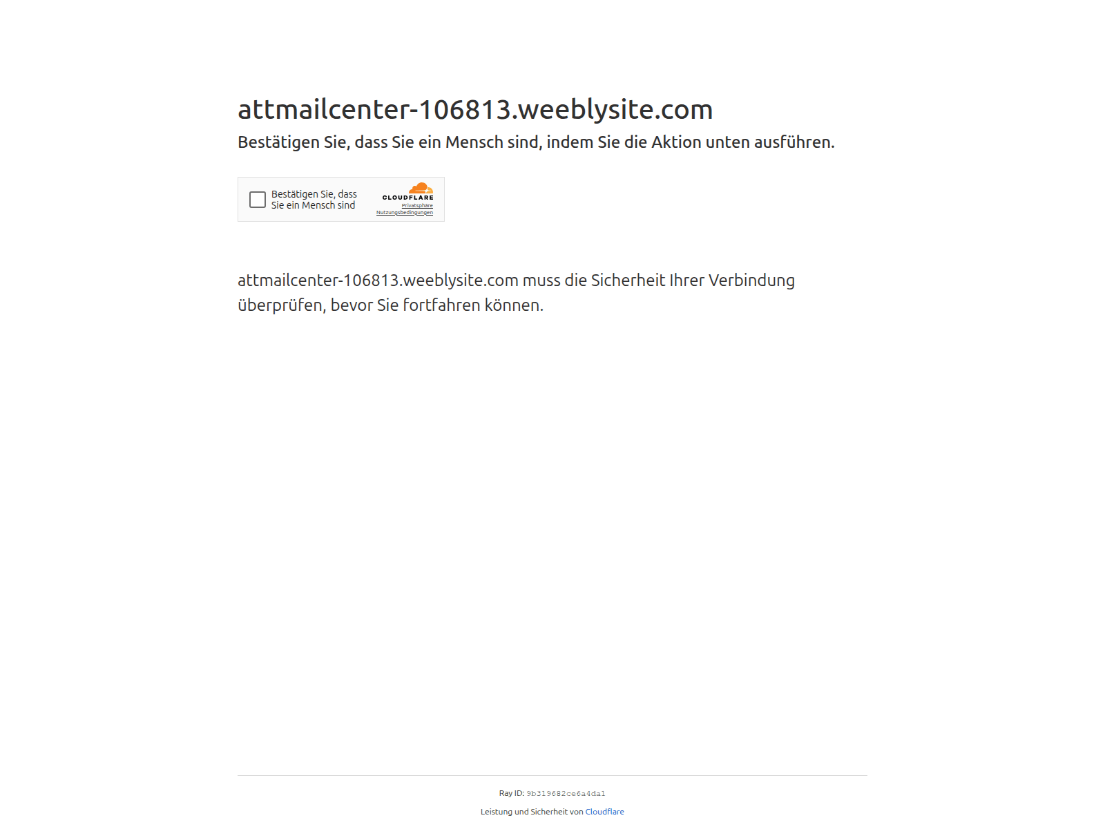 Screenshot of attmailcenter-106813.weeblysite.com