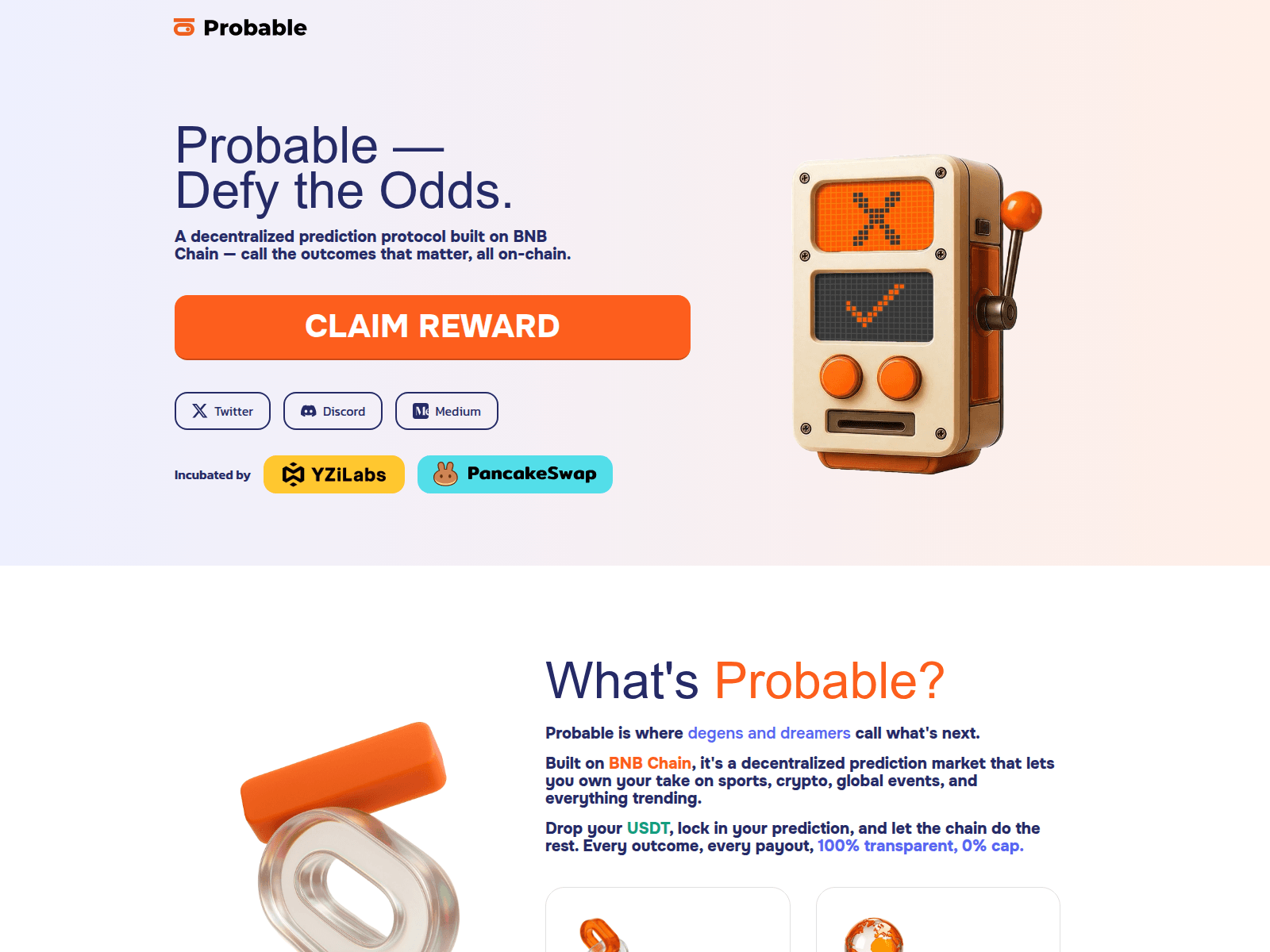 Screenshot of probable-markets.pro