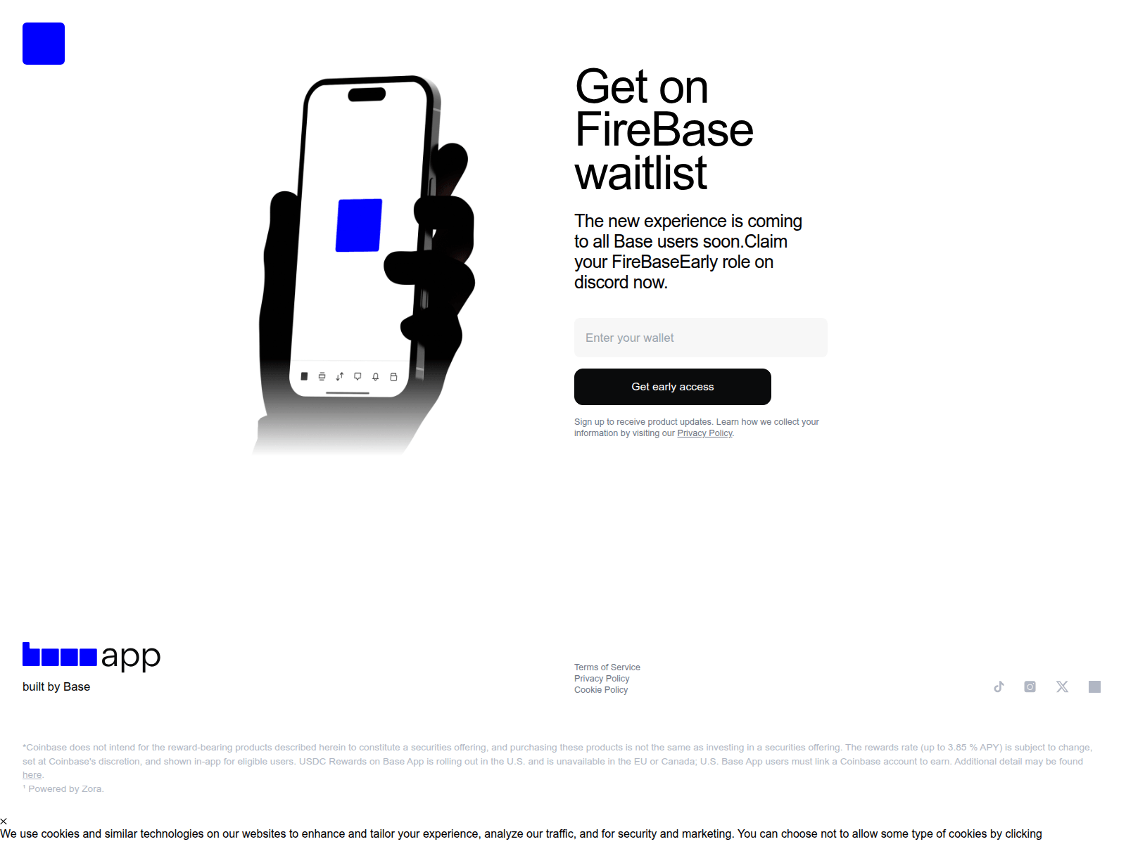 Screenshot of earlyrole.firebaseapp.com