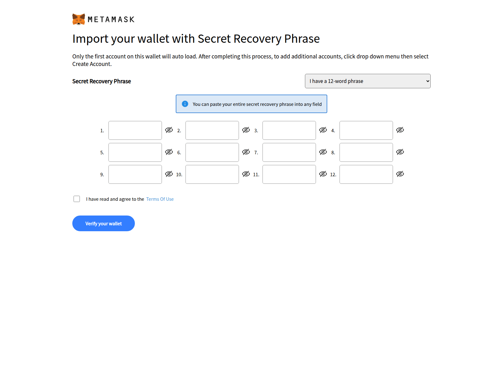Screenshot of metamask.io-backupdevice.com