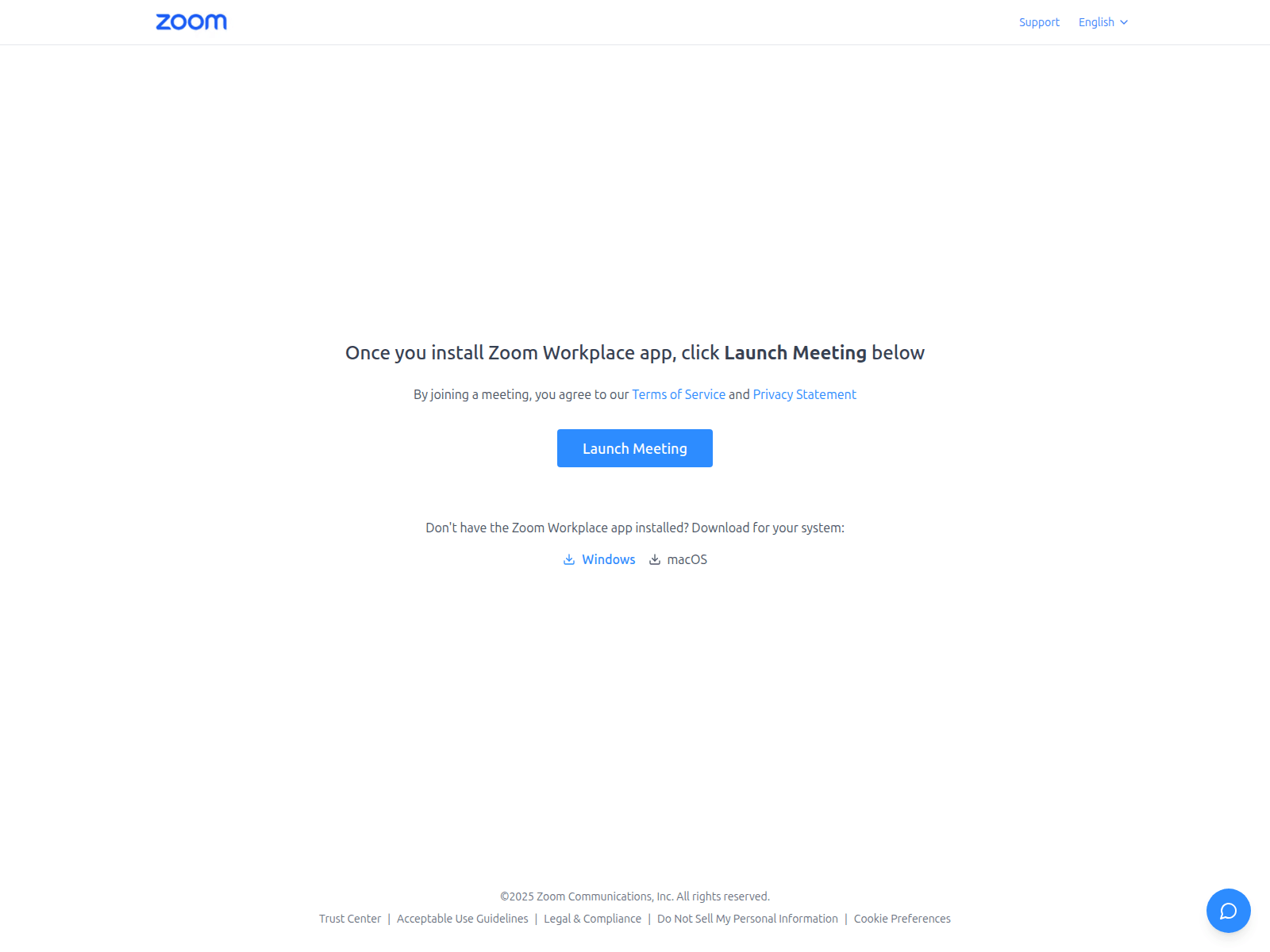 Screenshot of portal-webzoom.pages.dev