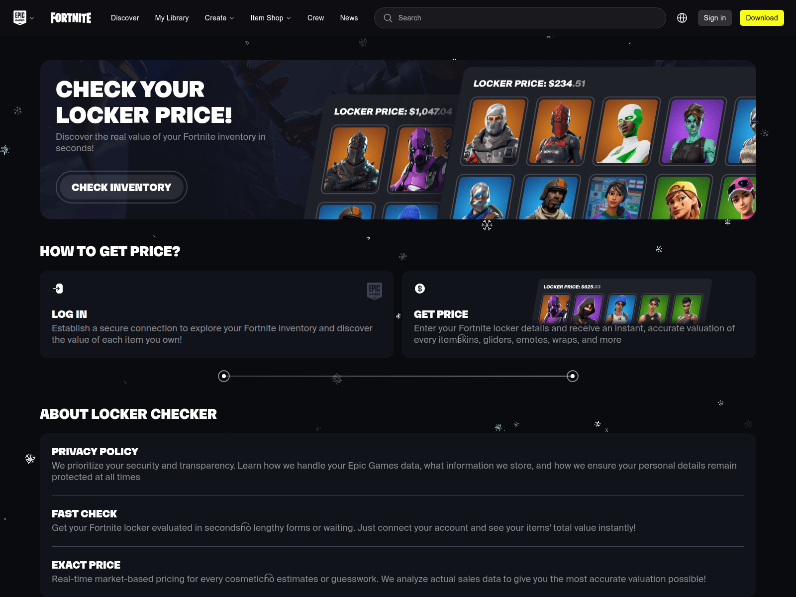 Screenshot of fortno.com