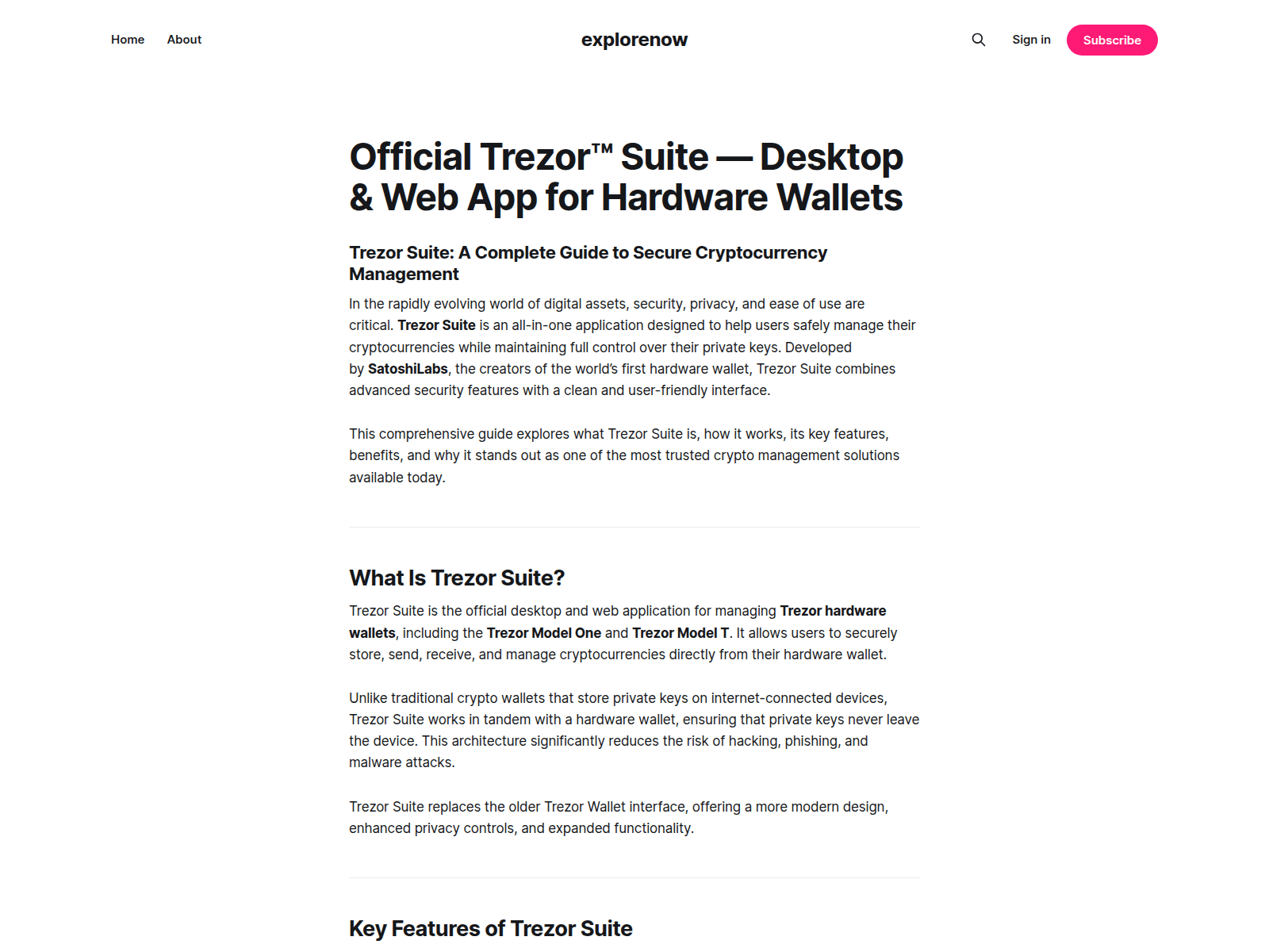 Screenshot of home-page.ghost.io